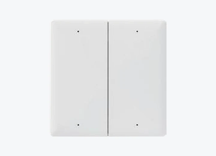 91 Series 2-gang Zigbee/RF switch, supplier catalogue image