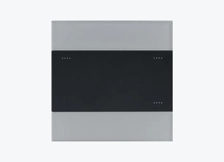 A1 3-gang smart light switch, supplier catalogue image