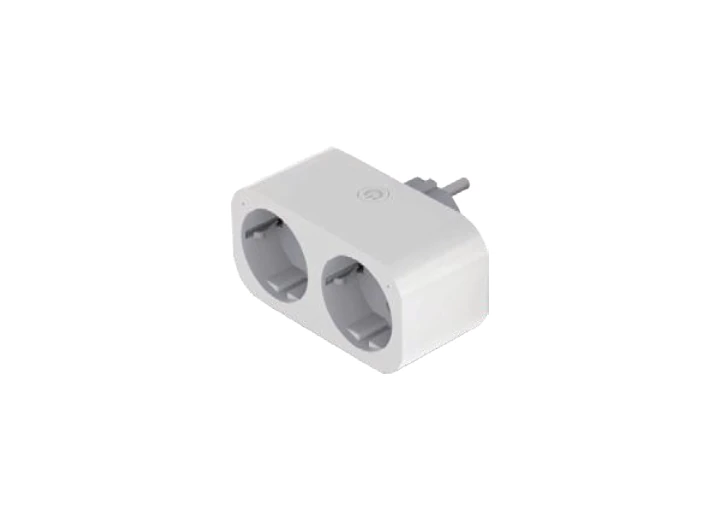 Dual German smart plug with metering, supplier catalogue image