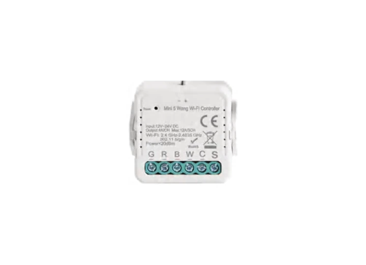 RGBCW Wi-Fi lighting controller, supplier catalogue image