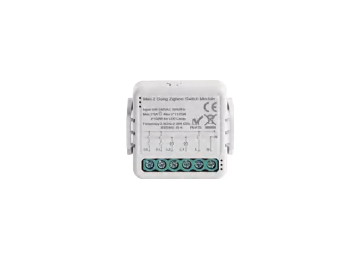 Two-channel Zigbee switch module, supplier catalogue image