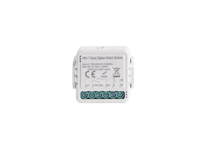One-channel Zigbee dry-contact module, supplier catalogue image