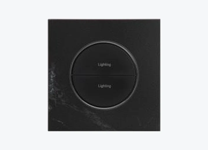M2 2-gang smart light switch, supplier catalogue image