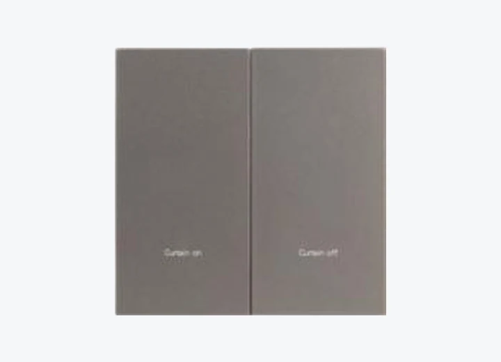 M3 2-gang Zigbee switch, supplier catalogue image