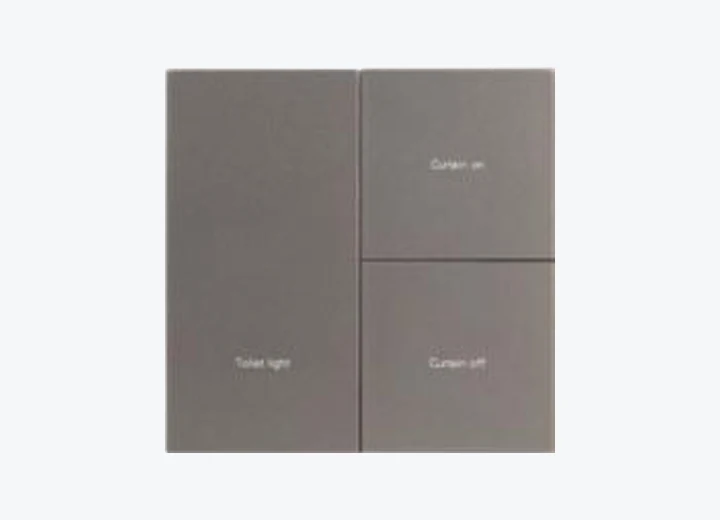 M3 3-gang Zigbee switch, supplier catalogue image