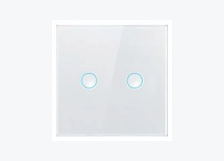 R2 2-gang smart light switch, supplier catalogue image
