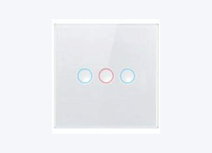 R2 3-gang smart light switch, supplier catalogue image